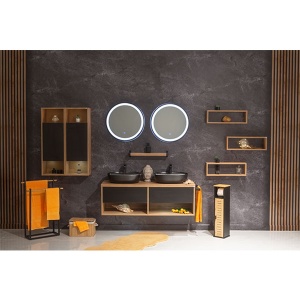 Umivaonik Lux Art CL301 41x41x12,5cm matt black 300303 - Img 3