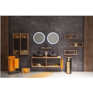 Umivaonik Lux Art CL459-1 50,5x39x13cm matt black 300306 - Img 3