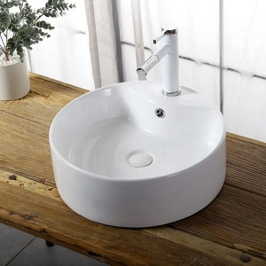 Umivaonik Lux Art CL622 40x40x15,5cm white 300320 - Img 2