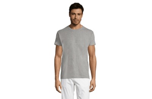 Unisex majica sa kratkim rukavima grey melange Regent S 311.380.74.S