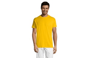 Unisex majica sa kratkim rukavima žuta Regent M 311.380.12.M