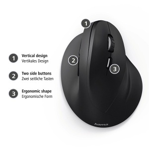 Vertikalni ergonomski bežični miš EMC-500 182699 - Img 4
