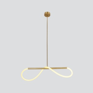 Viseća Lampa 80cm złoty 18W LED 3000K Supreme 15072