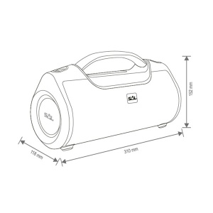 Vodootporni bluetooth zvučnik Sal BT7000 - Img 4