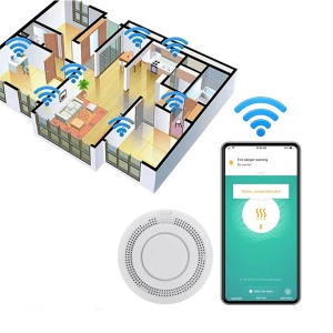 Wi-Fi smart senzor dima sa sirenom WFS-SM04A - Img 4