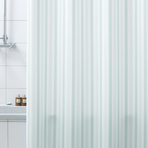 Zavese za kadu vinil Rigato bianco, METALTEX 1275