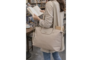 Ženska tote torba Leire bež Pepe Jeans 75.176.42 - Img 9