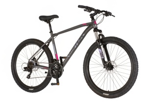 Ženski MTB bicikl 27,5/19in 21 brzina 167-192cm sivi Visitor Cascade 1270010