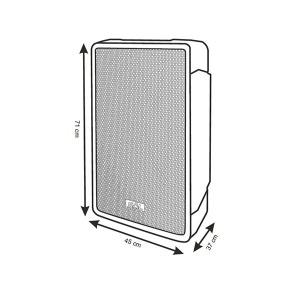 Zvučnik pasivni 250W Sal PAX42PRO - Img 4
