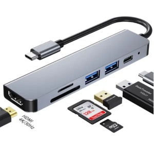 Adapter tip C na HDMI, 2xUSB konvertor E55-075 - Img 2
