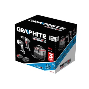 Akumulatorska bušilica set 18V Graphite 58G016 - Img 3