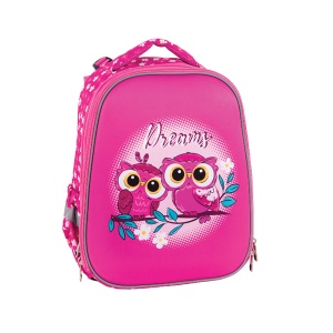 Anatomski ranac Pulse Anatomic Cube Pink Owl 38x28x18cm