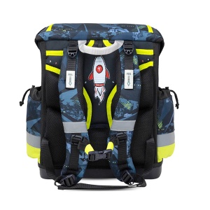 Anatomski ranac za školu Belmil Classy Plus 405-78 T-Rex lime 27x16x36cm - Img 4