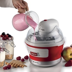 Ariete PARTY TIME, Aparat za sladoled (643), kapacitet 1,5L, 12W,crveni - Img 5
