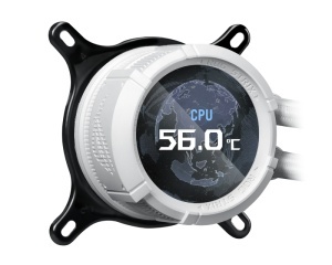 ASUS ROG Strix LC III 360 ARGB LCD vodeno hlađenje za procesor belo - Img 5
