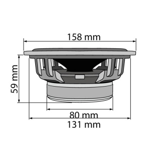 Auto zvučnici 165mm 2x100W Sal CX604 - Img 2