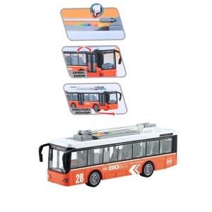 Autobus sa zvukom i svetlom narandžasti WY911B Wenyi 46919 - Img 2
