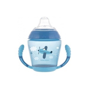 Baby Non Spill Šolja sa Ručkama Happy Vehicles Canpol Babies 56/502_blu