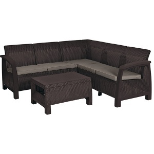 Baštenska garnitura Bahama relax braon CU 233613