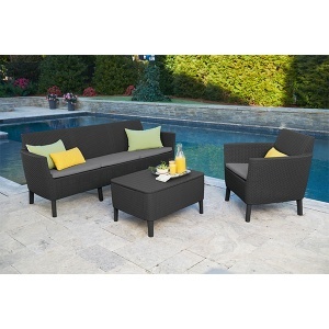 Baštenska garnitura Salemo 3 seater grafit Keter CU 238590 - Img 2
