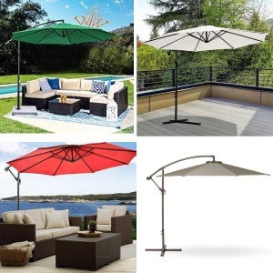 Baštenski suncobran 3 m sa zglobom Parasol 24-SA0115 - Img 4