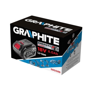 Baterija Energy+ 18V 6Ah Graphite 58G086 - Img 4