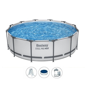 Bazen za dvorište Pro Max sa čeličnim ramom 366x100cm Bestway 56418/58037