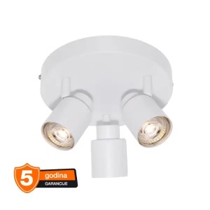 Bela spot lampa Primal PL 3xGU10 Osram 4099854587481E