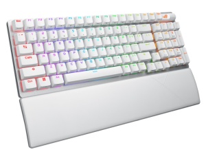 Bežična gejmerska tastatura Asus ROG Strix Scope II 96 Wireless, mehanička, RGB, bela - Img 4