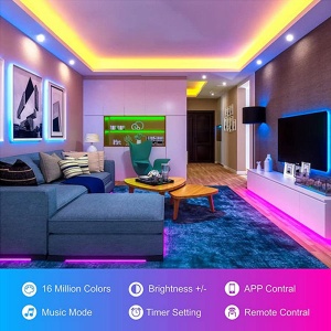 Bluetooth led RGB muzička traka set Elmark 99LED987S - Img 2