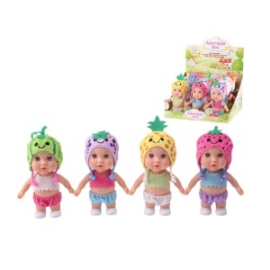 Ćelave bebe u obliku voća-prijatelji 15 cm 54-309000