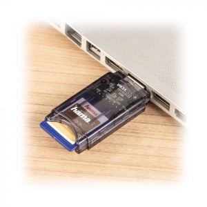 Čitač SD micro SD kartica USB 3.0 tamno sivi Hama 124194 - Img 3
