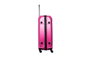 Čvrsti kofer sa točkićima Enova Capri ABS 36x54,5x20,5cm roze - Img 3