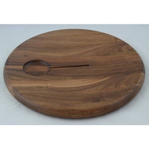 Daska okrugla sa kanalom Orahovina 360x30mm Wood Holz 712wh