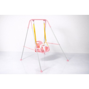 Dečija ljuljaška Winner 150x130x150cm metal plastika roze srebrna