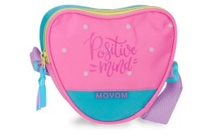 Dečija torba na rame Movom Positiv Mind 17x14x4cm roze