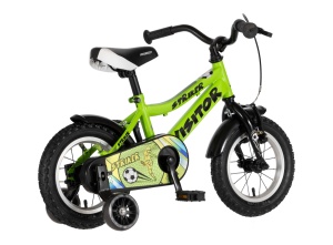 Dečiji bicikl 12in 8in 95-115cm zeleni neon Visitor Striker 1120131 - Img 2