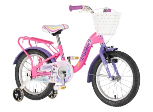 Dečiji bicikl 16in 9in 105-125cm roze Visitor Unicorn 1160121