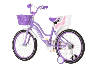Dečiji bicikl 20in 10in 115-135cm ljubičasta X-bike Princess Flower 1420202 - Img 2