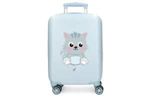 Dečiji kofer 50 cm Happy Pets sky blue Roll Road 49.913.44