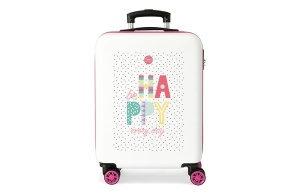 Dečiji Kofer Movom Happy Time 40x55x20cm ABS 37L bela roze