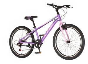 Dečiji MTB bicikl 24/13in 6 brzina 132-155cm ljubičasti X-bike X Fun 1424250