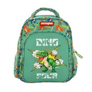 Dečiji Ranac Octopus Okb2608 Dino Green 26x10x30,5cm zelena