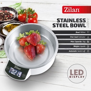 Digitalna kuhinjska vaga sa posudom i LCD displejom do 5 kg Zilan ZLN2977 - Img 4