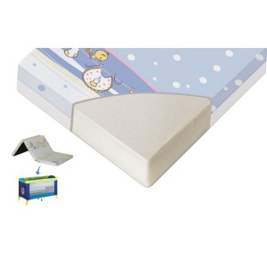 Dušek za prenosivi krevetac Classic 60/120/5 cm grey Lorelli 20030030005 - Img 2