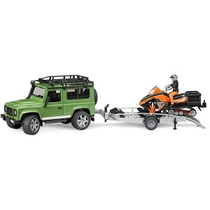 Džip Land Rover sa prikolicom i sankama Bruder 025946 - Img 2