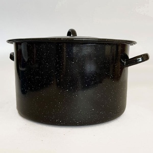 Emajl duboka šerpa sa poklopcem 36cm 20L FG BR-557