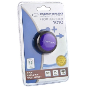 Esperanza USB 2.0 Hub 4 porta EA135V - Img 4