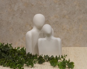 Figura Ljubavnici 21cm bela 024358 - Img 2