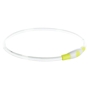 Flash Light Ring ogrlica USB zelena L-XL Trixie 12661 - Img 2